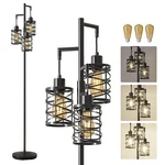 Oneach 68" Industrial Floor Lamp, Stepless Dimmable Standing With 3 Bulb... New. Price: $93.85.