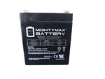 Mighty Max Battery ML5-12F2-12 Volt 5AH, Terminal, Rechargeable Sla Agm New. Price: $18.99.