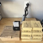 Panasonic FZ-VCBN131M 5-BAY Charger + 8 New FZ-VZSUN110U Batteries Oem Open. Price: $500.00.