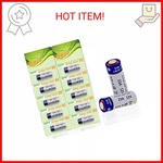 Mjkaa 23A 12V Alkaline Battery (10-COUNT) Long-lasting Power For Key Fobs, Toy New. Price: $13.05.