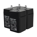 Mighty Max ML5-6S Volt Ah, Spring S2 Terminal, Rechargeable Pack Of 4 New. Price: $49.99.