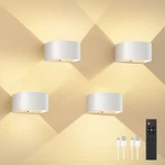 Fulen 4 Pack Motion Sensor Wall Lamp With Remote Control 3 Colors Wireless New. Price: $105.73.