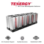 Tenergy 9V Li-ion Rechargeable Battery 600MAH With Charger Options Lot New. Price: $19.99.
