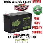 Interstate Batteries 12V 9AH High Rate Battery (HSL1069) Sealed Lead Acid Rec... New. Price: $57.99.