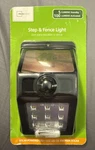 Mainstays Solar Powered Step And Fence Lights 100 Lumens Activated 4 Pack New.. Price: $21.95.