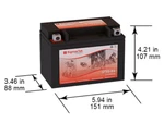 Power Sonic PTX9BS-FS 120CCA Battery (replacement) By Sigmastek New. Price: $28.99.