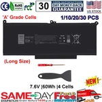 Lot F3YGT 2X39G Battery For Dell Latitude 12 13 14 7000 7280 7480 7490 DM3WC New. Price: $422.40.
