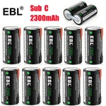 Lot Ebl Sc Sub-c 2300MAH 1.2V Nicd Rechargeable Battery W/tab For Power Tools New. Price: $143.49.