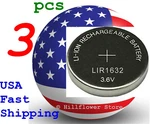 Piece LIR1632 Bulk 3.6V Rechargeable Top Duty Lithium Battery New. Price: $9.96.
