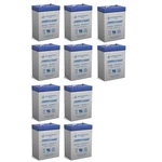 Power-sonic PS-640 Volt 4.5 Amph Sla Replacement Battery With F1 10 Pack New. Price: $79.99.