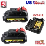 Pack 3.0AH For Dewalt 12VOLT Max Lithium-ion DCB120 Battery / Charger New. Price: $36.95.
