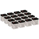 Sigmastek SP12-5 (T1) Sla Battery Set Pack Of 16 X 12V 5AH Terminal New. Price: $175.99.