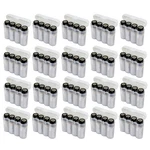 20 White Aaa Battery Plastic Storage Case Holder Box New. Price: $14.95.