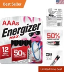 Aaa Batteries 8 Pack Long Lasting Power For Toys Remotes And Devices New. Price: $11.19.