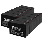 Mighty Max ML9-12 Volt Ah Sla Battery Pack Of 10 New. Price: $199.99.