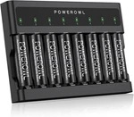 Powerowl Aa Batteries Rechargeable Kit, High Capacity 2800MAH 1200 Cycles 1.2V New. Price: $37.79.