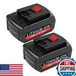 Futurebatt 2PACK 18V 6.0 Ah High-output Battery For Bosch Lithium New. Price: $77.28.