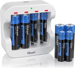 Hixon 8PACK Long Lasting 1.5V Aaa Rechargeable Lithium Batteries With Charger New. Price: $41.36.