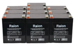 Raion Power 12V 5AH T2 F2 Battery For Leoch LPX12-5.4 10 Pack New. Price: $149.99.