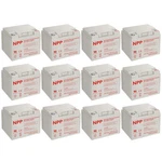 12PC Npp 12V 40AH Agm Vrla Battery High-capacity New. Price: $1169.00.