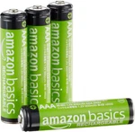 Amazon Basics Rechargeable Aaa Batteries, 800MAH, Low Self-discharge, 4-PACK New. Price: $15.53.