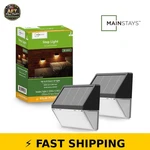 Mainstays 8 Lumen Solar Led Step & Deck Light 2 Pack New. Price: $31.99.