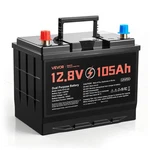 Vevor 12V 105AH Dual Purpose LIFEPO4 Lithium Battery 1000 Cca Starter Deep Cycle New. Price: $378.90.