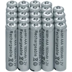 24PCS Nimh Battery 1.2V Aaa 3A 1800MAH Ni-mh Rechargeable Batteries Grey Us Ca New. Price: $17.98.