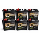 Powerstar Heavy Duty 8V Flooded Lead Acid Battery, Replaces Trojan T875 X6 New. Price: $1325.55.