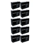 New 10PC 12V 10AH Sla Battery EB12100-S F2 For UB12100-S (19.70EA). Price: $519.16.