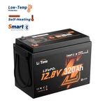 Refurbished Litime 12V 320AH Mini Self Heating Bluetooth Lithium Battery For Rv Very. Price: $659.99.