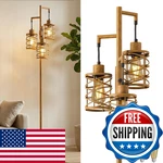 Oneach 70 Industrial Floor Lamp Stepless Dimmable Standing 3 Bulbs New. Price: $137.91.