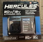 Hercules 20V / 12V Amp Multi Voltage Lithium-ion Battery Fast Charger HC04 New. Price: $49.99.