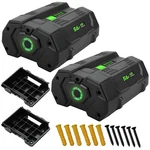 2 Pack Banshee Battery Compatible With All Ego 56V Power+ Tools And Chargers New. Price: $193.12.