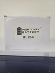 Mighty Max Battery ML12-6 6V 12AH Rechargeable Sealed Lead Acid Sla Open. Price: $27.00.