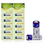 Mjkaa 23A 12V Alkaline Battery (10-COUNT) (pack Of 1), Blue New. Price: $8.61.