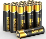 Bonai Gold Rechargeable Aa Battery Pro 12 Count, High Capacity 2800MAH Nimh New. Price: $38.99.