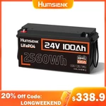 Humsienk 24V 100AH Lithium LIFEPO4 Battery Deep Cycle Bms Solar Yacht Camping New. Price: $423.62.