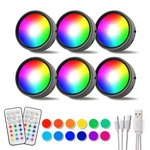 Dami Under Cabinet Lighting With Remote Control, Rechargeable Battery Operated. Price: $40.69.