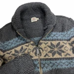 Faherty Surf To Snow Zip Cardigan Sweater Mens Medium Iron Coast Aztec Navajo Pre-owned. Price: $149.99.