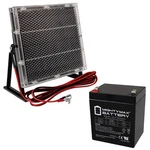 Mighty Max 12V 5AH F2 Sla Battery Replaces Expertpower EP125 + Solar Panel New. Price: $39.99.