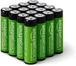 Amazon Basics 16-PACK Rechargeable Aa Nimh Batteries, 2000 Mah, 1.2V, Low Self D New. Price: $22.67.