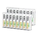 Ebl Rechargeable Aaa Batteries (16-COUNTS) READY2CHARGE 1100MAH Ni-mh Battery New. Price: $19.99.