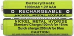 1.2V Nimh Aaa Rechargeable Batteries For Panasonic Cordless Phones 2-PACK New. Price: $7.19.