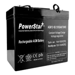 Powerstar Replacement For Gruber 12 Volt - 55 Ah Battery Agm New. Price: $206.10.