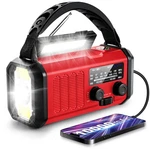 Leaton 10000MAH Emergency Solar Hand Crank Radio Noaa Am/fmflashlight Power Bank New. Price: $63.27.