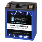 Mighty Max YTX14AHL-BSLIFEPO4 Lithium Battery Replaces Powerstar PM14-BS-HD-5 New. Price: $104.99.