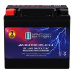 Mighty Max MM-AUX14 Auxiliary Battery 12V 14AH, 22RC, 200 Cca Agm Car New. Price: $99.99.
