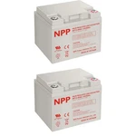2PC Npp 12V 40AH Agm Vrla Battery High-capacity New. Price: $243.00.