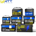 Wattcycle 12V 20AH 100AH 300AH 628AH Lithium Battery LIFEPO4 Bms Rv Solar Home New. Price: $239.99.